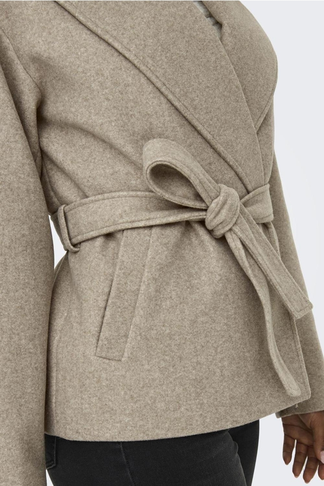 ONLAUGUSTA LIFE SHORT COAT OTW NOOS 15314352 FUNGI/MELANGE